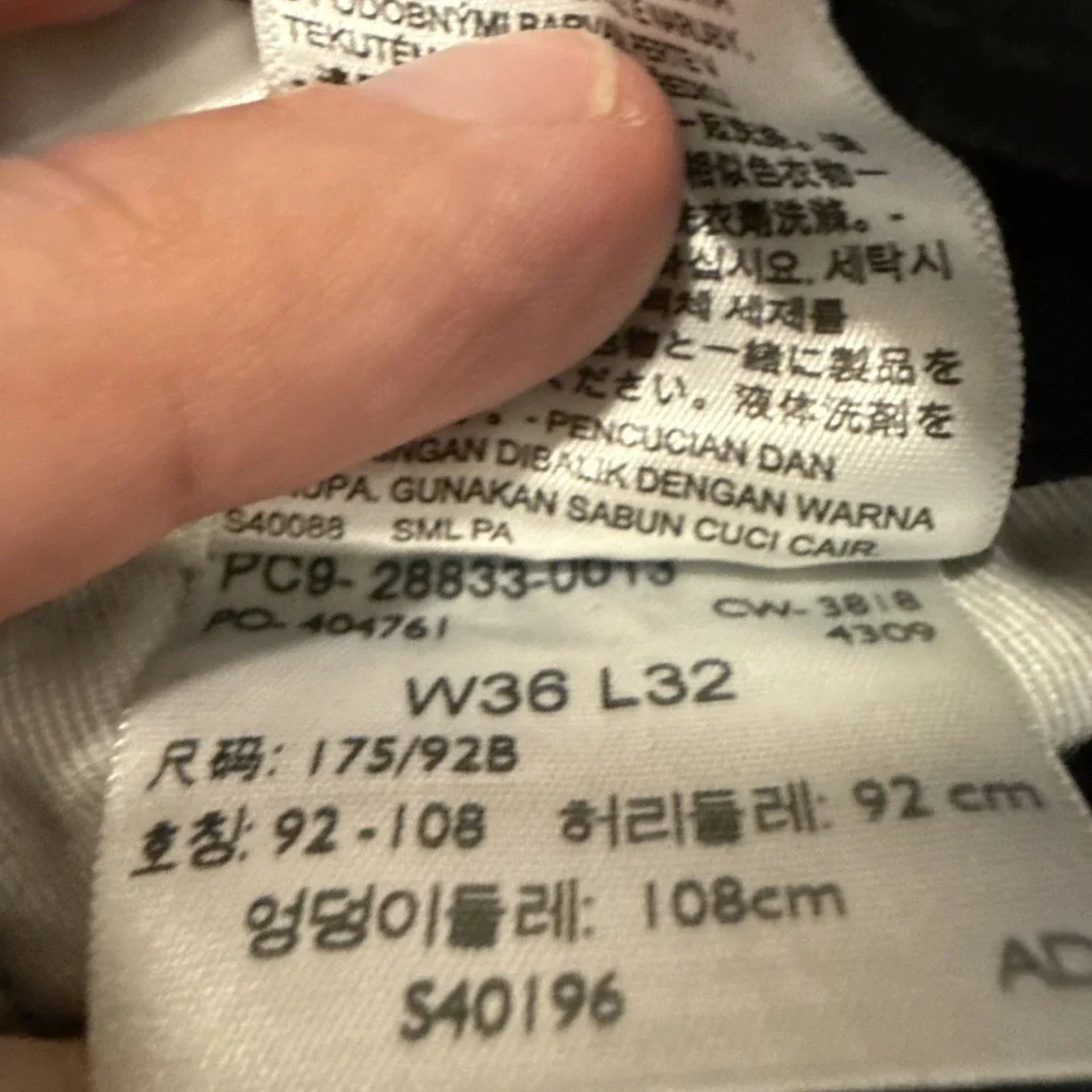 Levi's 512 Water Less Black Jeans 36 X 32 - Picture 7 of 12